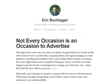 Tablet Screenshot of ericbuchegger.com